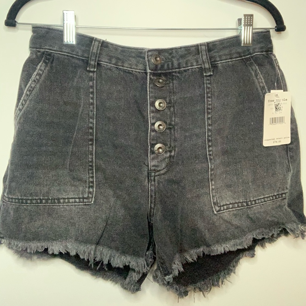 Free people denim shorts